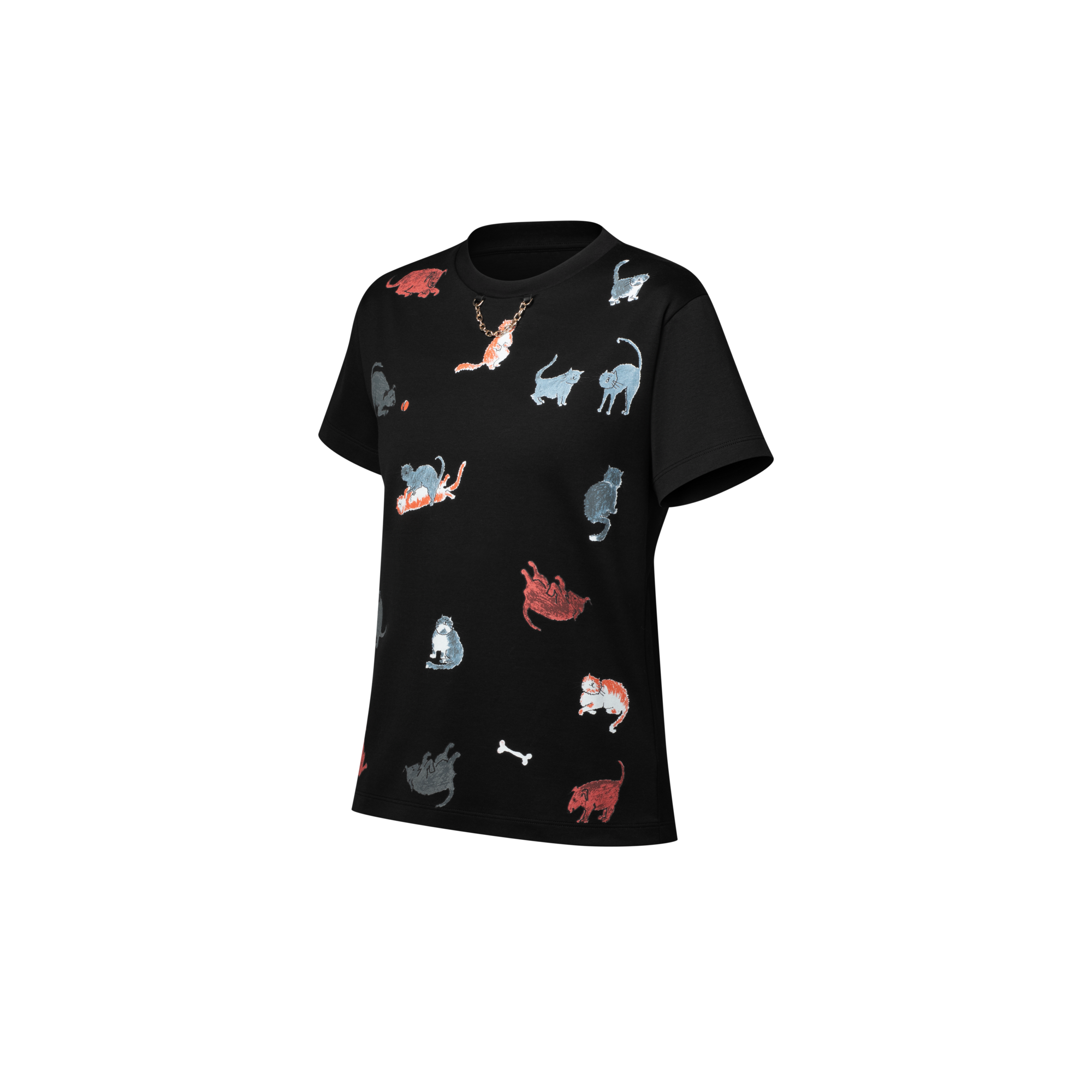  Ready-to-Wear Tops Cats and Dogs T-Shirt
 | Louis Vuitton ® (Product zoom)