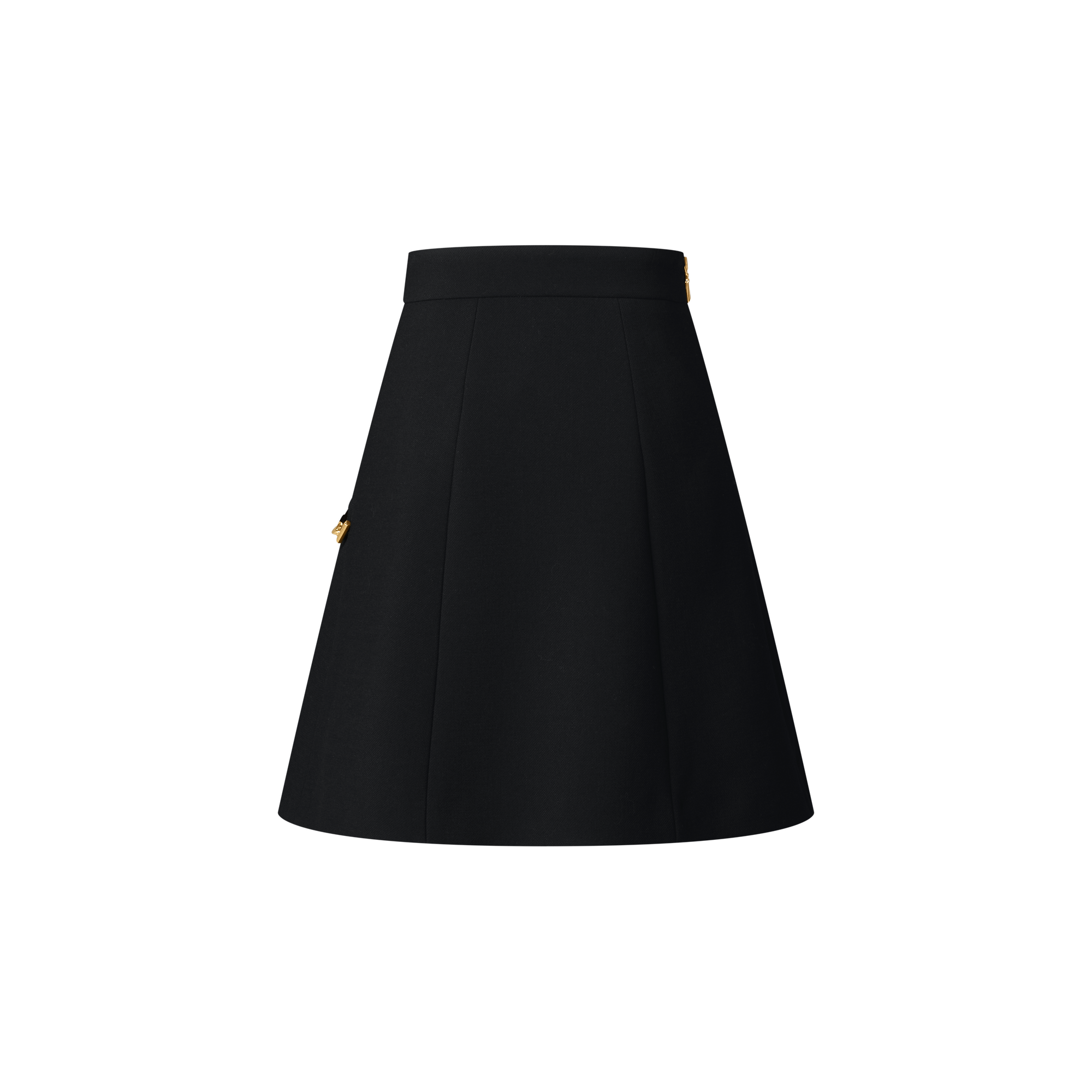 Chain Detail A-Line Mini Skirt