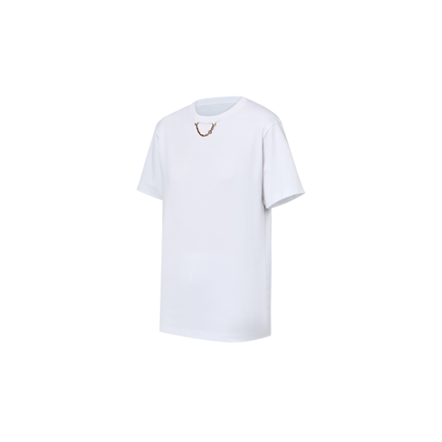 Ready-to-Wear Tops Chain Detail T-Shirt | Louis Vuitton ® (Product zoom)