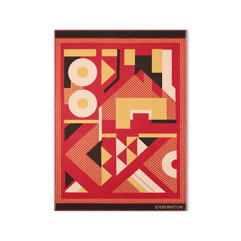 Home and Art of Dining Home Textiles Charleston Throw Blanket | Louis Vuitton ® (Product zoom)