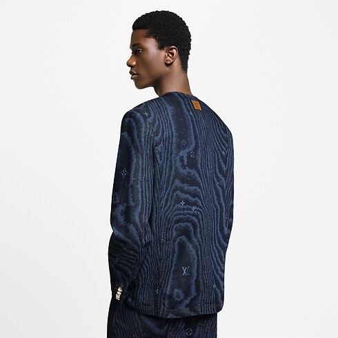 Ready-to-Wear All Ready-to-Wear Chic Collarless Denim Jacket | Louis Vuitton ® (Product zoom)