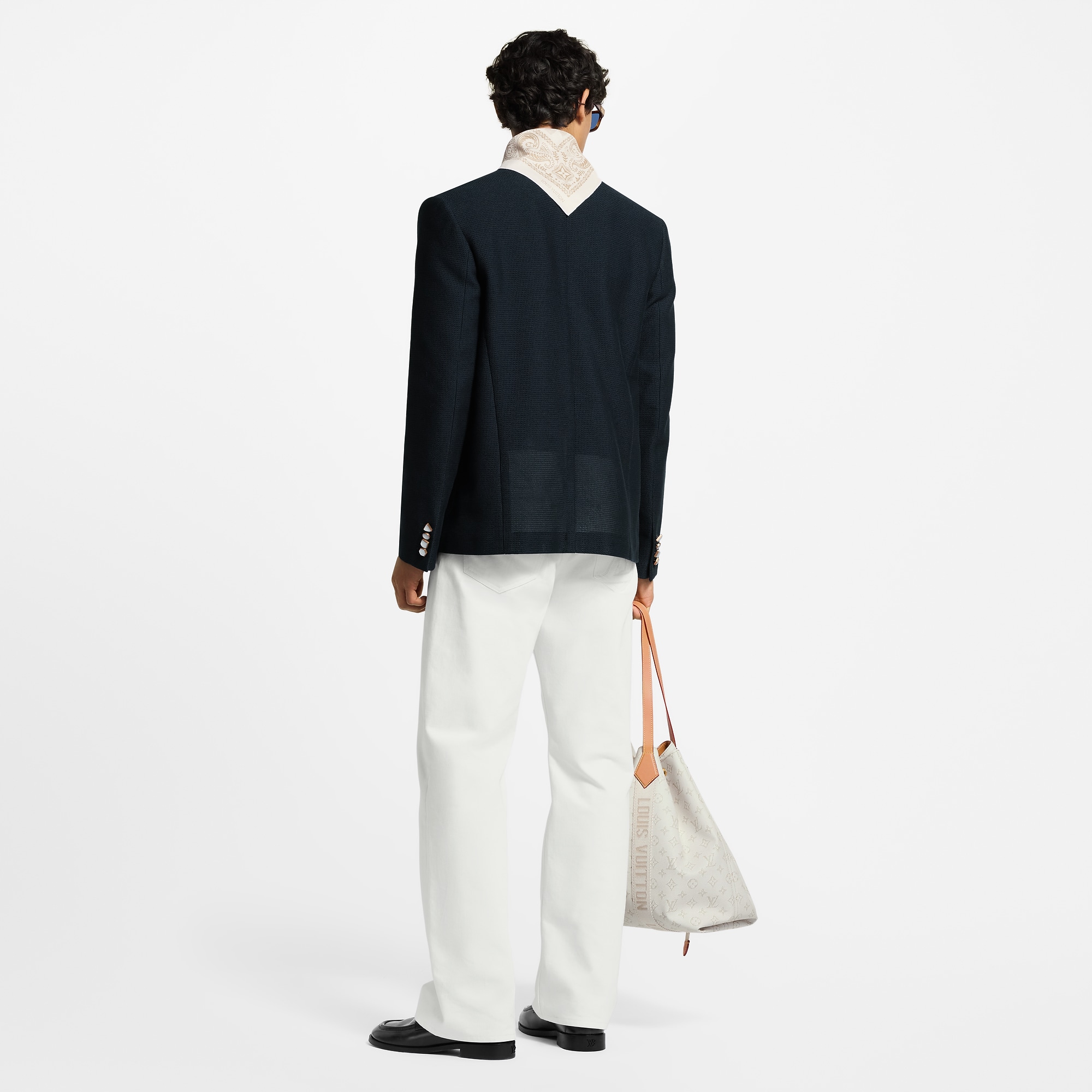 Chic Collarless Jacket