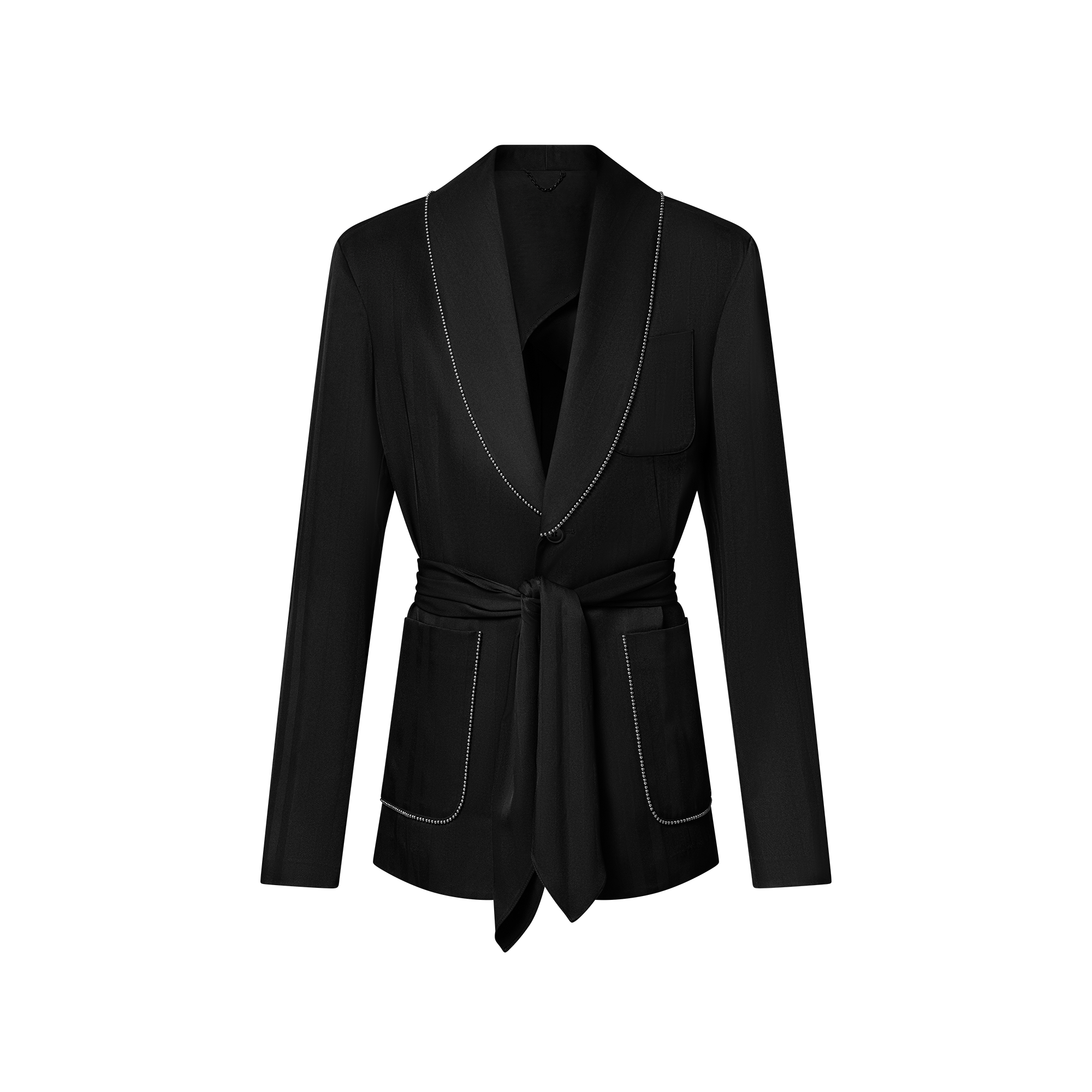  Ready-to-Wear All Ready-to-Wear Chic Silk Pajama Jacket | Louis Vuitton ® (Product zoom)
