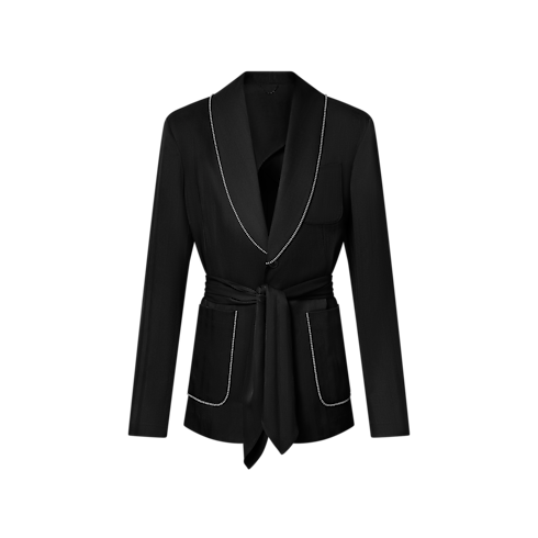 Ready-to-Wear All Ready-to-Wear Chic Silk Pajama Jacket | Louis Vuitton ® (Product zoom)