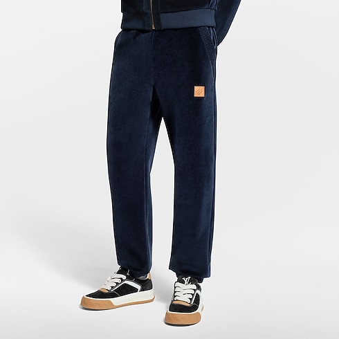 Ready-to-Wear All Ready-to-Wear Chic Velvet Track Pants | Louis Vuitton ® (Product zoom)