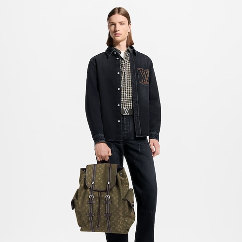 Monogram Heritage Men's Bags LV Icons Christopher East West MM | Louis Vuitton ® (Product zoom)