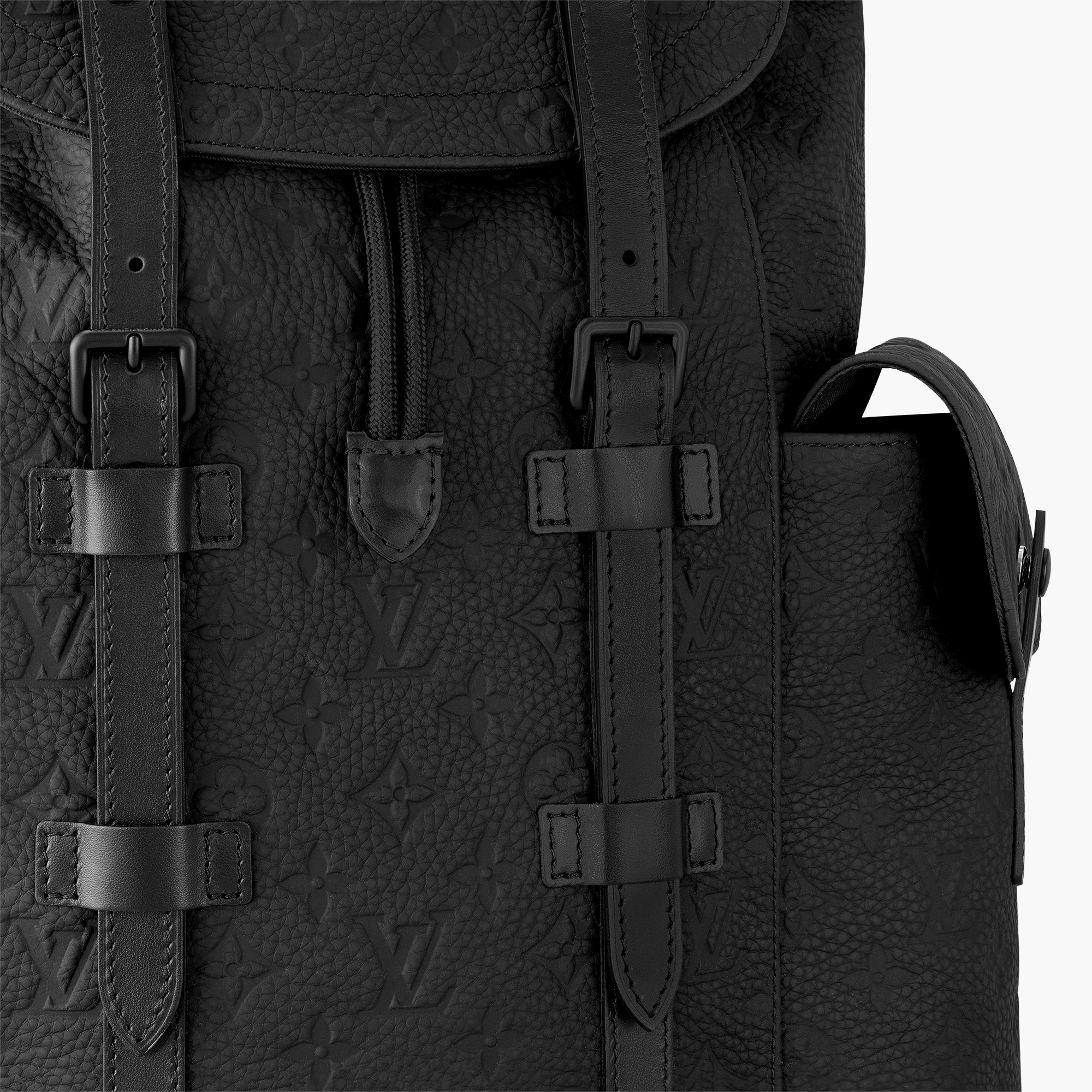 Christopher Backpack Lv Bookbag Black Christopher Backpack MM For