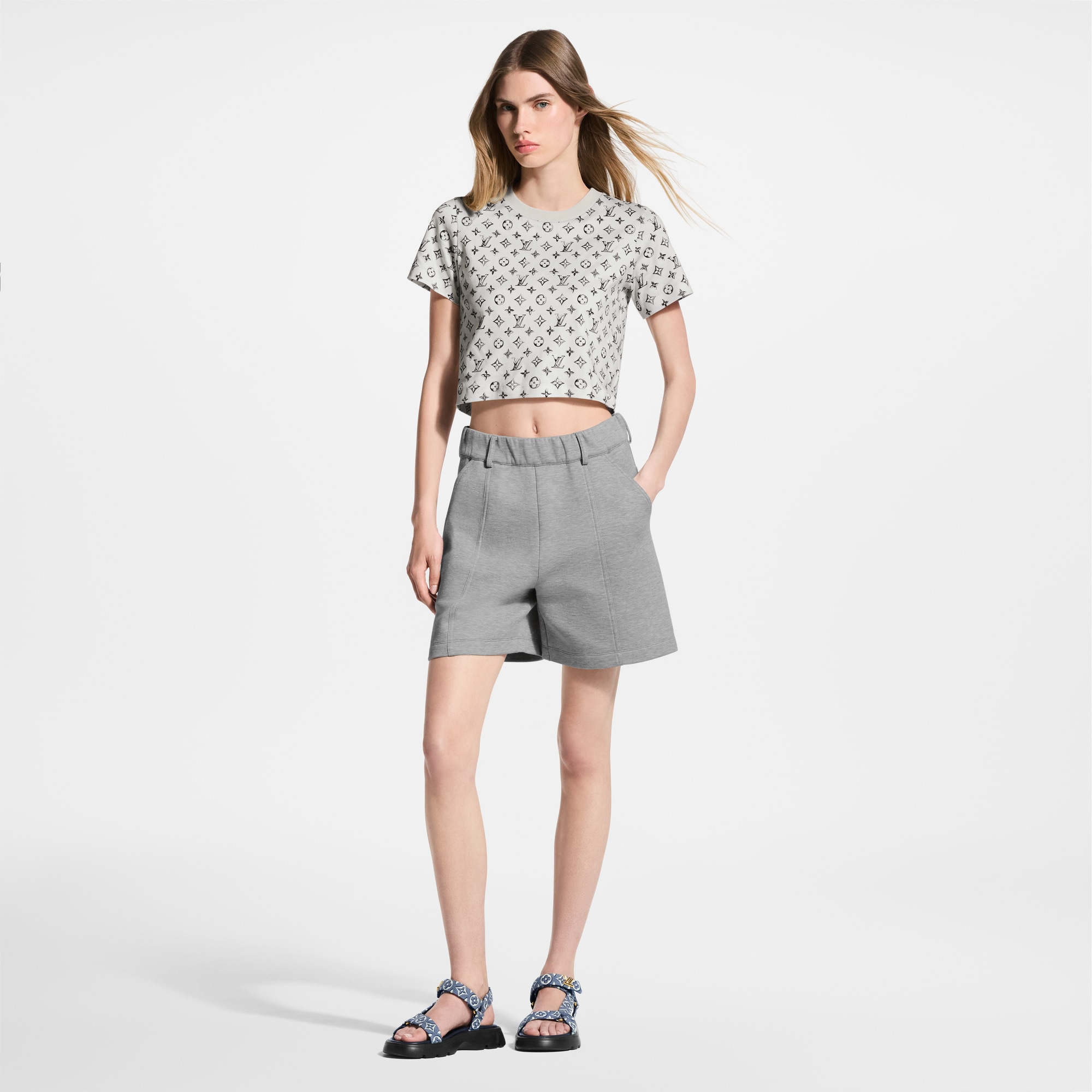 Chrome Monogram Crop Top - Women - Ready-to-Wear | LOUIS VUITTON ®