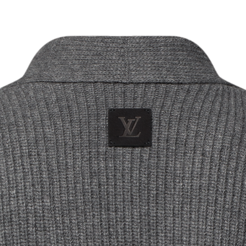 New In Men } Chunky Double-Breasted Cardigan | Louis Vuitton ® (Product zoom)