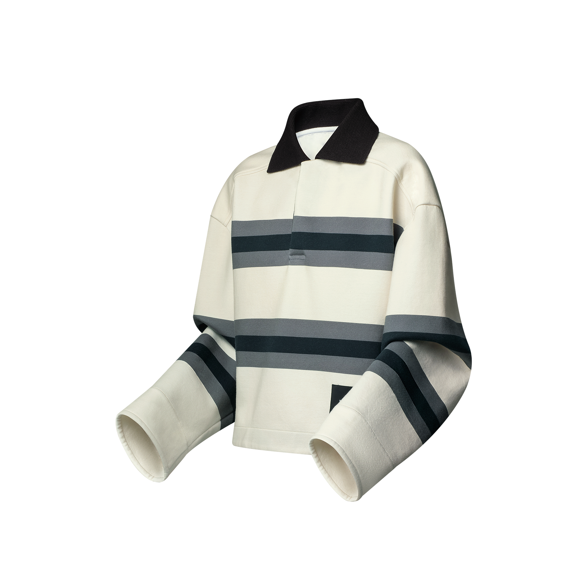 Chunky Stripes Polo Top