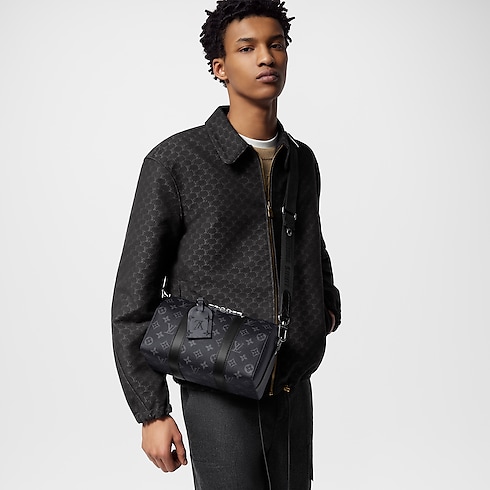 Monogram Eclipse Holiday Men's Selection City Keepall | Louis Vuitton ® (Product zoom)