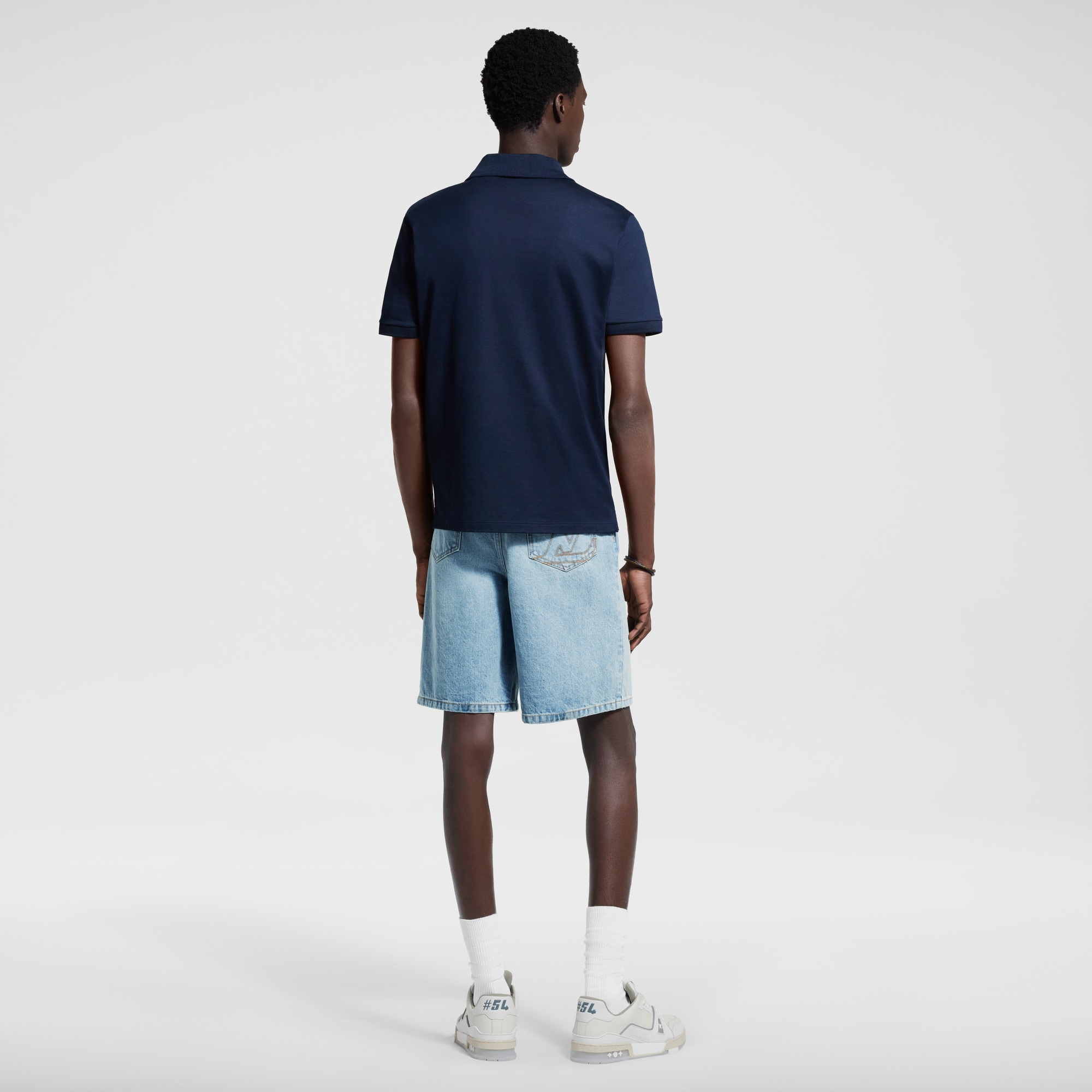  Ready-to-Wear T-Shirts and Polos Classic Short Sleeve Pique Polo | Louis Vuitton ® (Product zoom)
