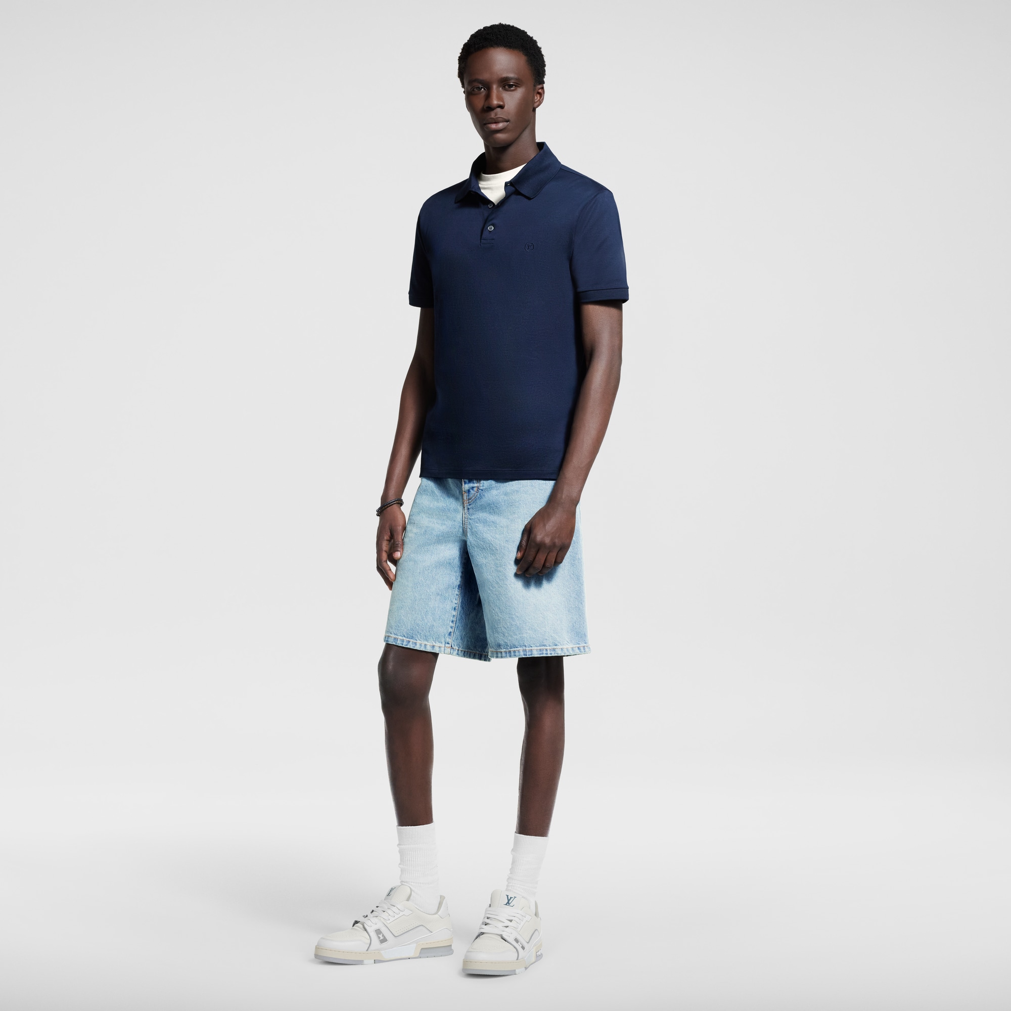  Ready-to-Wear T-Shirts and Polos Classic Short Sleeve Pique Polo | Louis Vuitton ® (Product zoom)