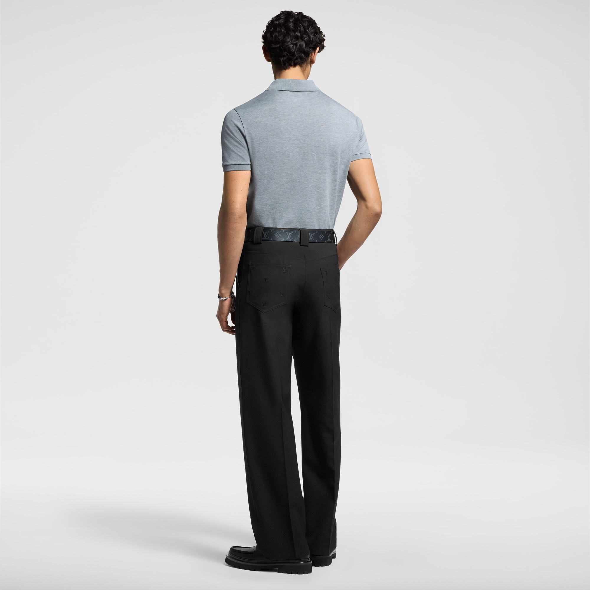 Ready-to-Wear T-Shirts and Polos Classic Short Sleeve Pique Polo | Louis Vuitton ® (Product zoom)