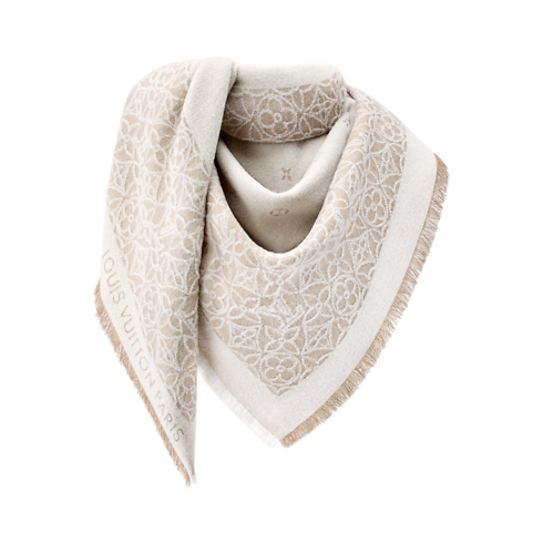 S00 Accessories Shawls and Stoles Cloudy Monogram Shawl | Louis Vuitton ® (Product zoom)