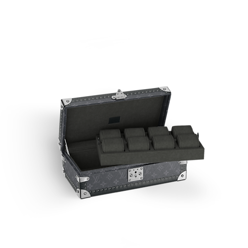 Monogram Eclipse Canvas Hardsided Boxes Coffret 8 Montres | Louis Vuitton ® (Product zoom)