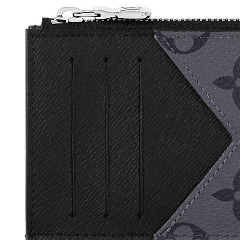 Monogram Eclipse Highlights and Gifts Monogram Eclipse Reverse Coin Card Holder | Louis Vuitton ® (Product zoom)