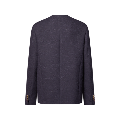 Ready-to-Wear Blazers and Jackets Collarless Bouclette Jacket | Louis Vuitton ® (Product zoom)