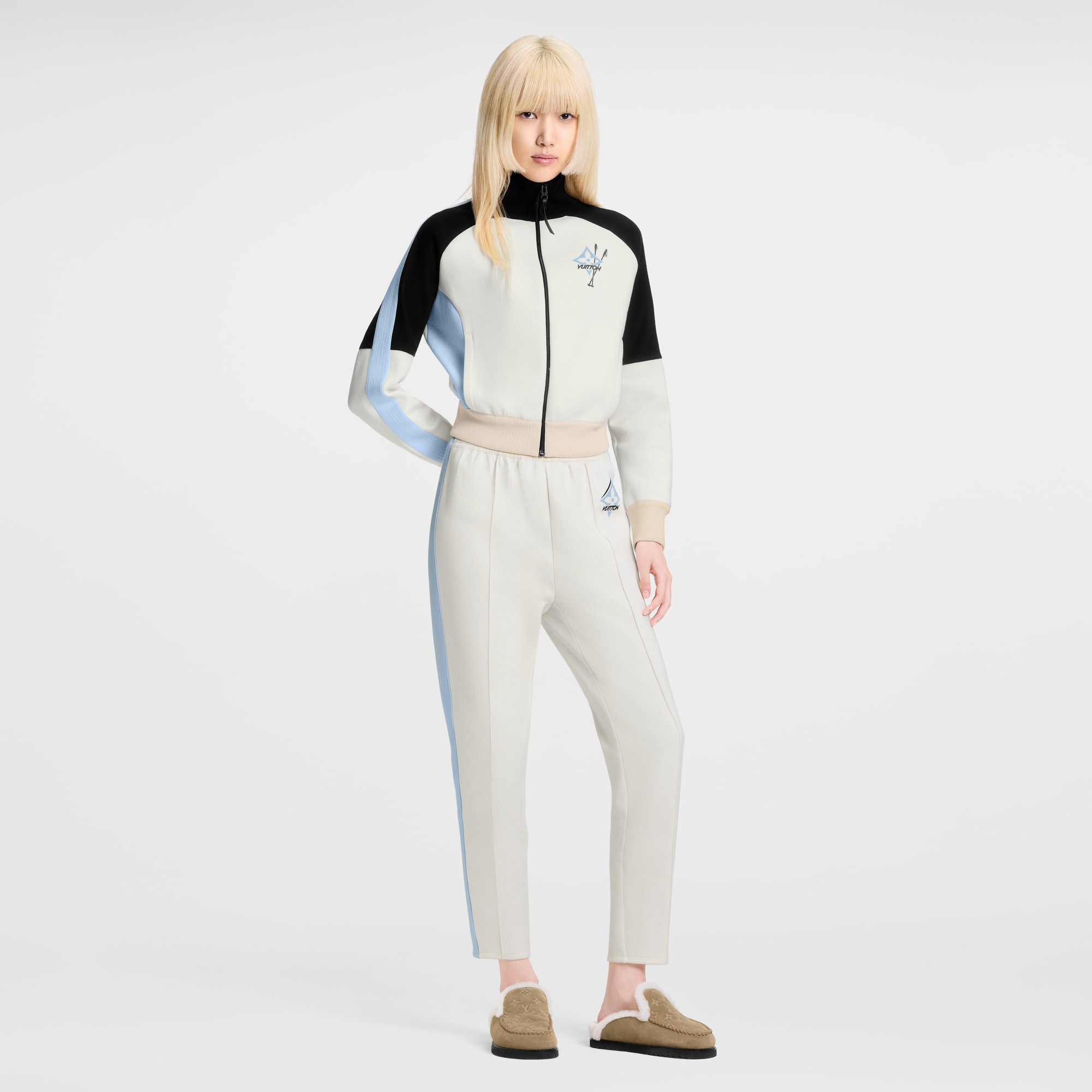  Ready-to-Wear Pants Color-Blocked Jogging Pants | Louis Vuitton ® (Product zoom)