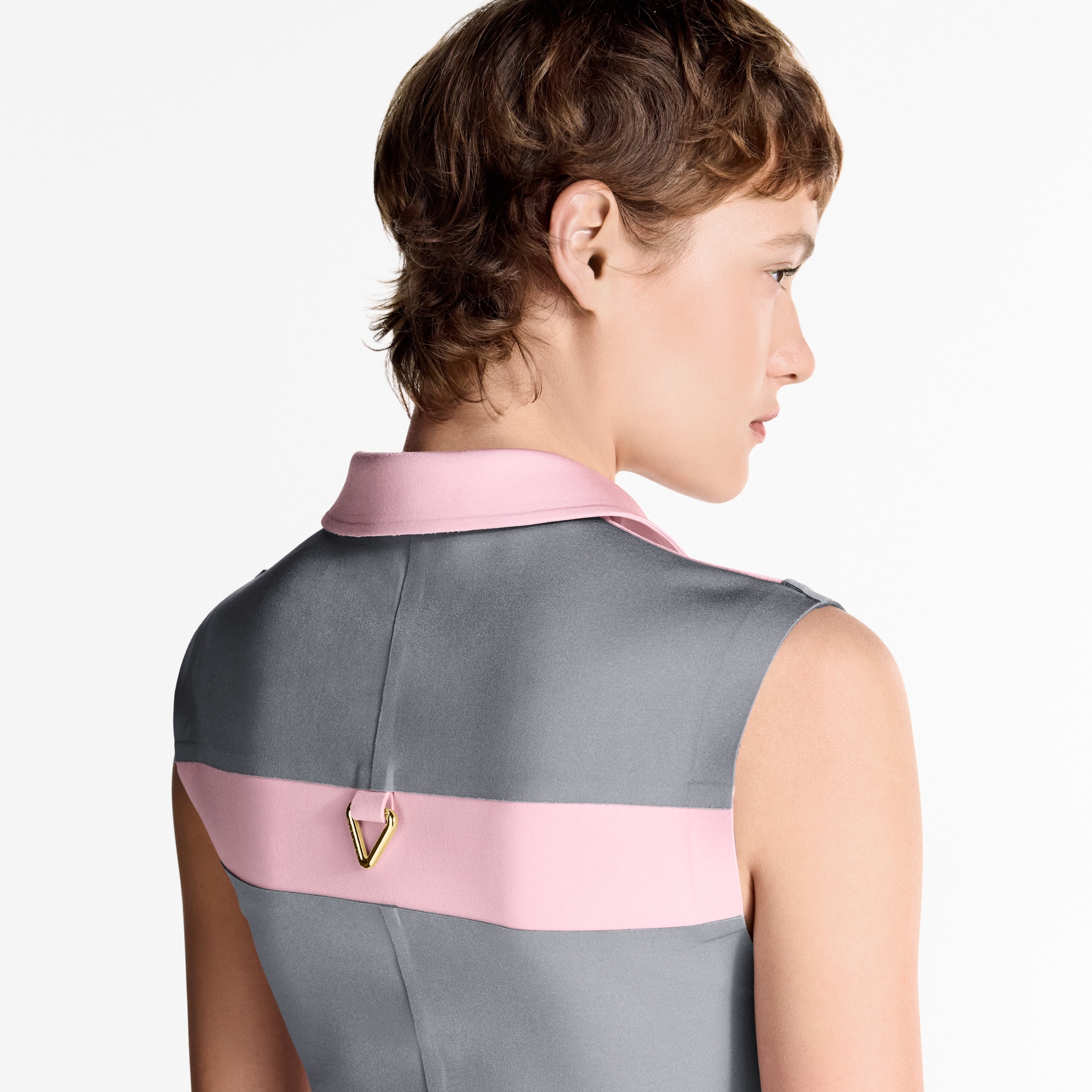  Ready-to-Wear Dresses Color-Blocked Technical Jersey Dress  | Louis Vuitton ® (Product zoom)