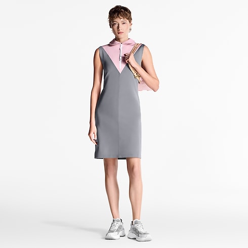 Ready-to-Wear Dresses Color-Blocked Technical Jersey Dress | Louis Vuitton ® (Product zoom)