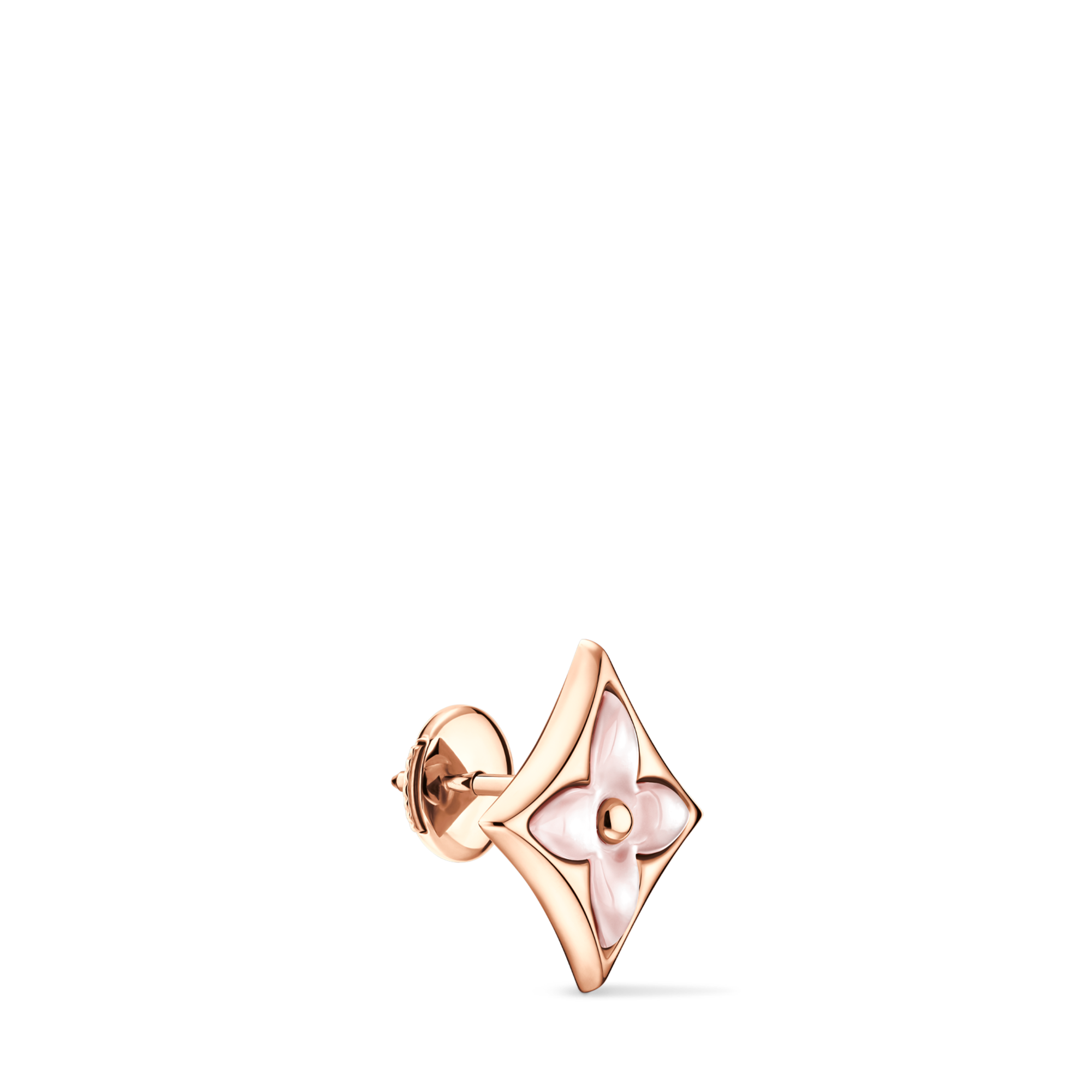  Categories Earrings Color Blossom BB Star Ear Stud, Pink Gold and Pink Mother-of-Pearl - Per Unit | Louis Vuitton ® (Product zoom)