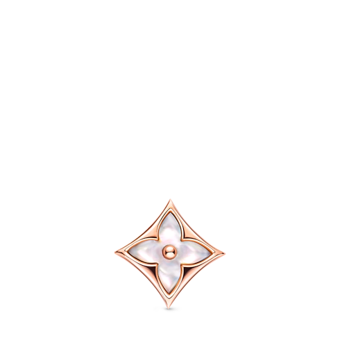 Categories Earrings Color Blossom BB Star Ear Stud, Pink Gold and White Mother-of-Pearl - Per Unit | Louis Vuitton ® (Product zoom)