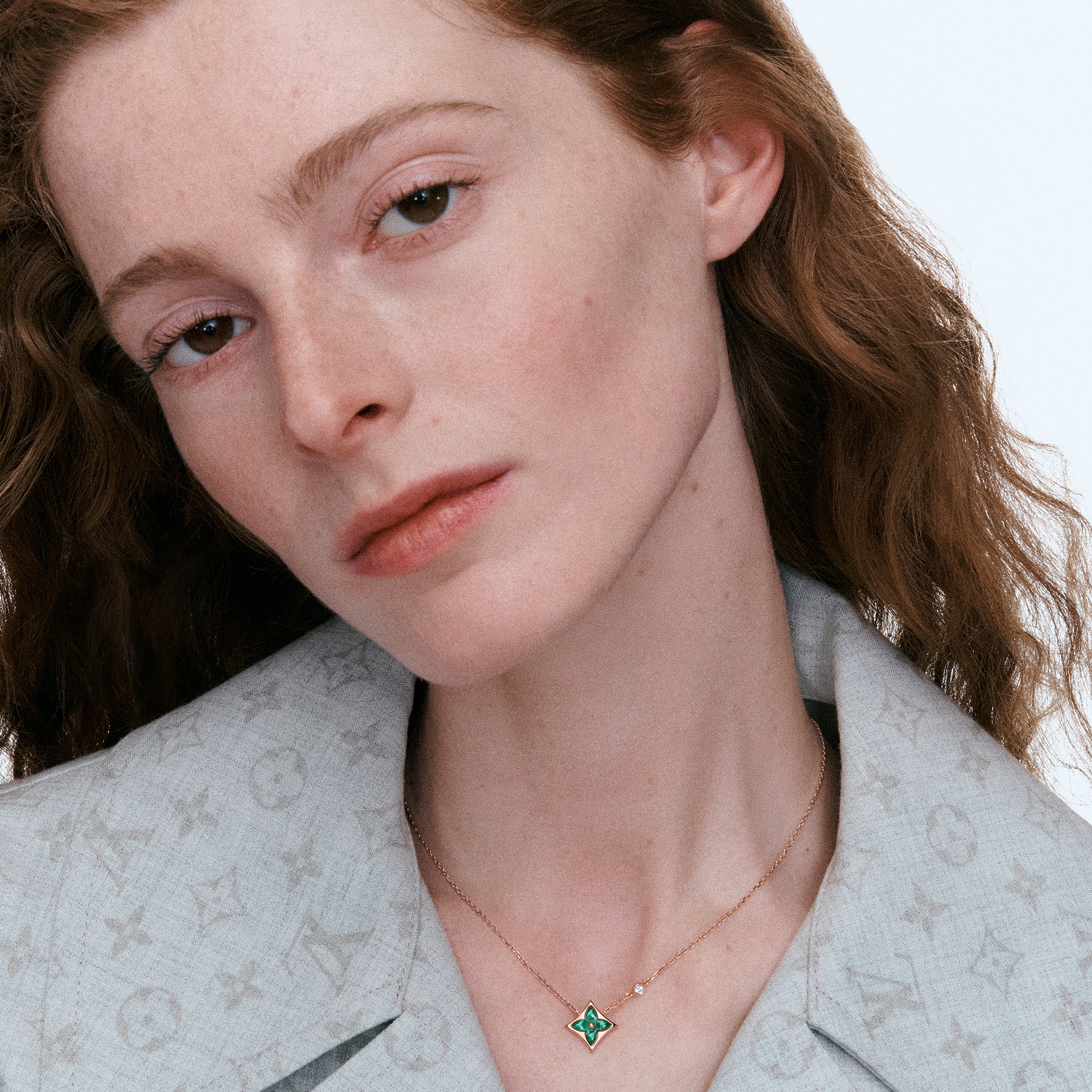  Categories Necklaces and Pendants  Color Blossom BB Star Pendant, Pink Gold, Malachite and Diamond | Louis Vuitton ® (Product zoom)