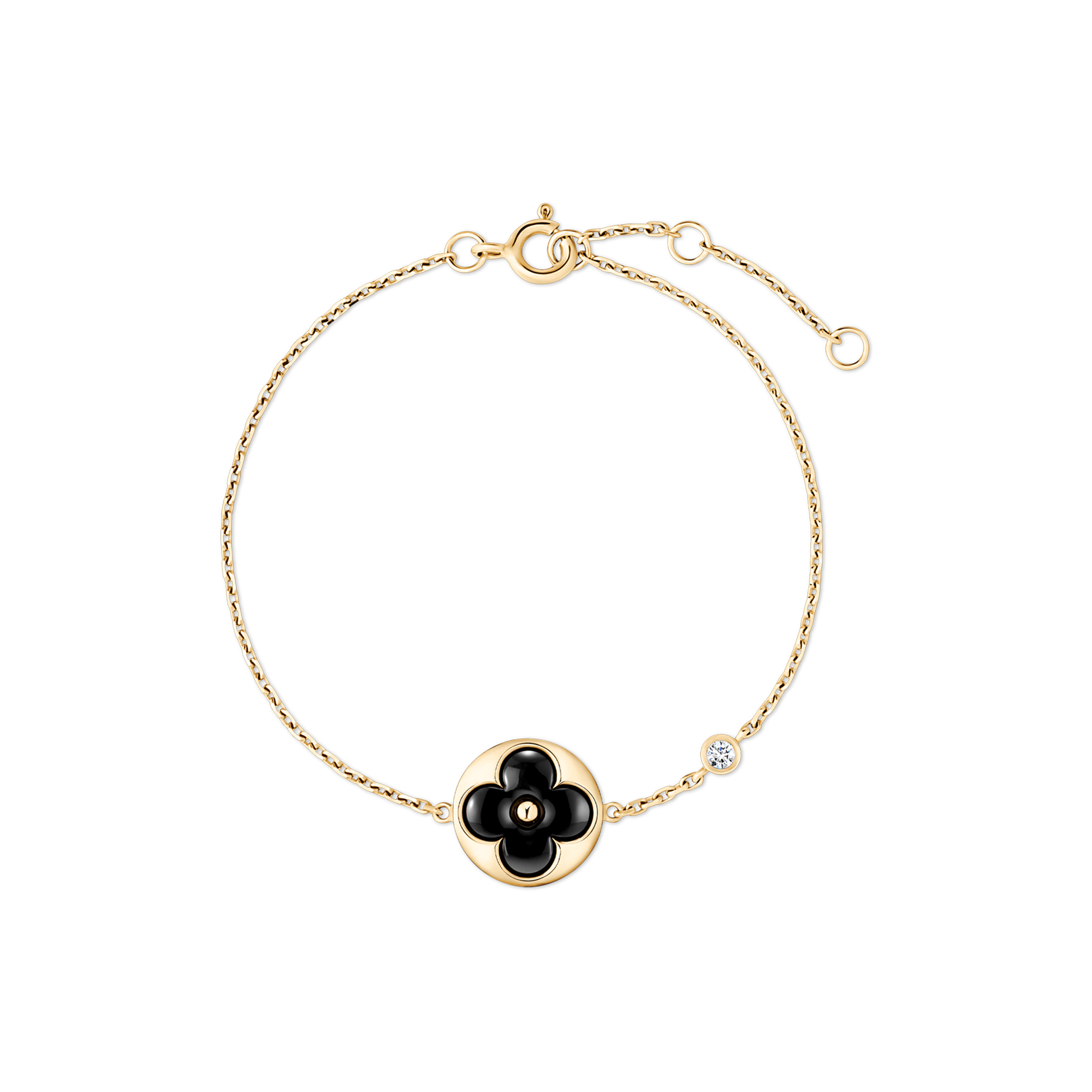 Categories Bracelets Color Blossom BB Sun Bracelet, Yellow Gold, Onyx and Diamond | Louis Vuitton ® (Product zoom)