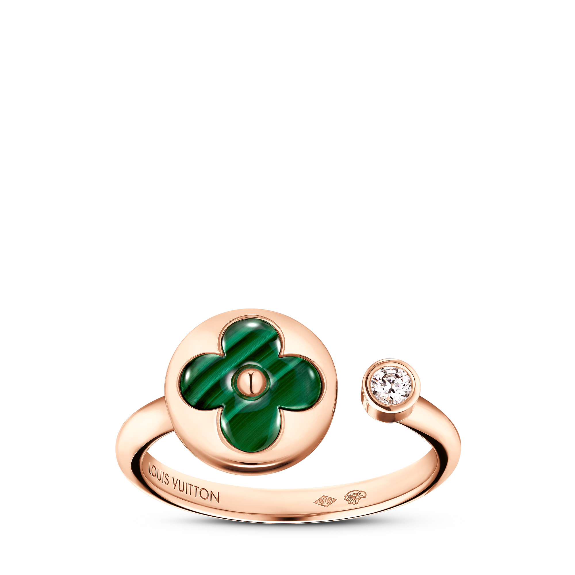 Color Blossom Mini Sun Ring, Pink Gold