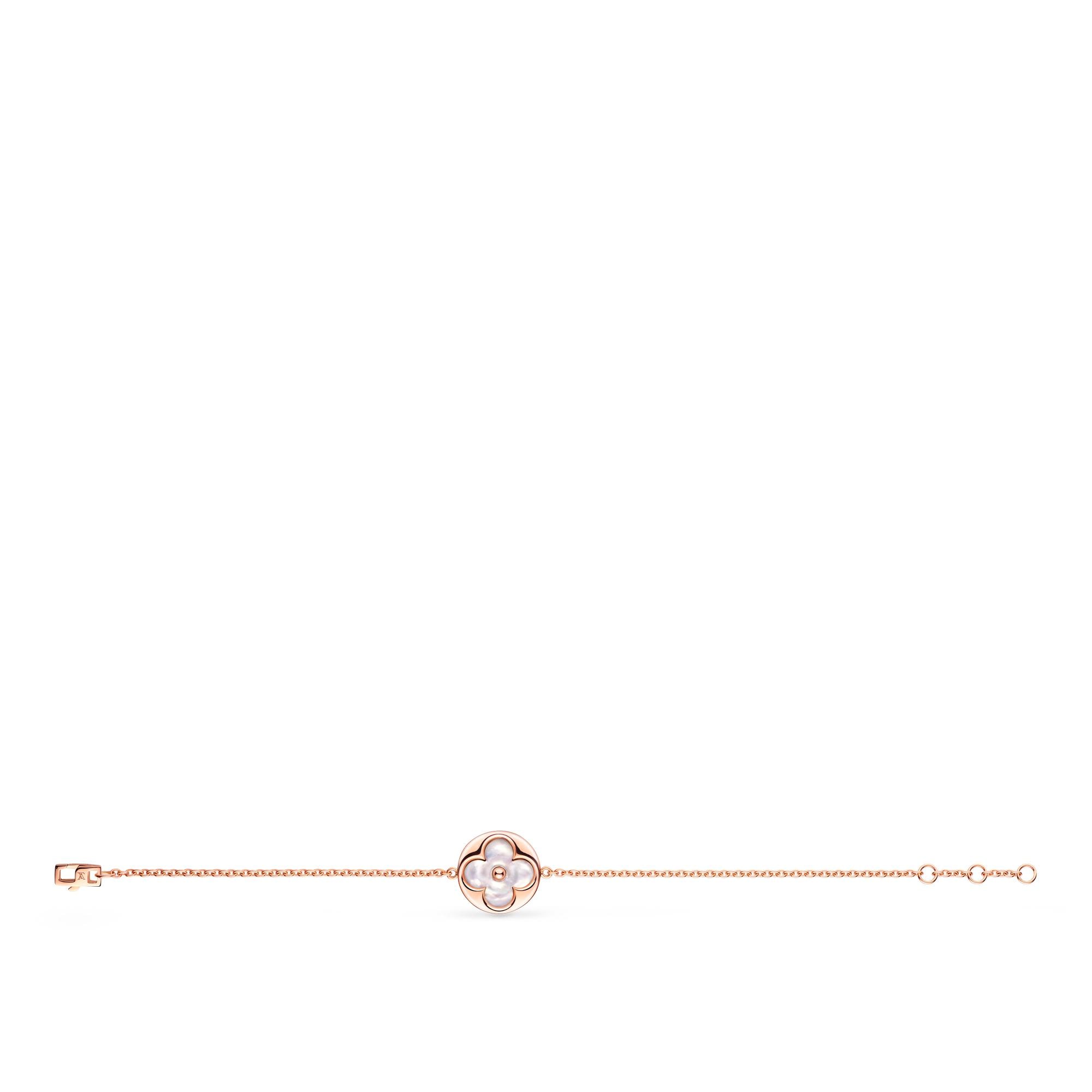  Categories All Fine Jewelry Color Blossom sun bracelet, pink gold and white mother-of-pearl | Louis Vuitton ® (Product zoom)