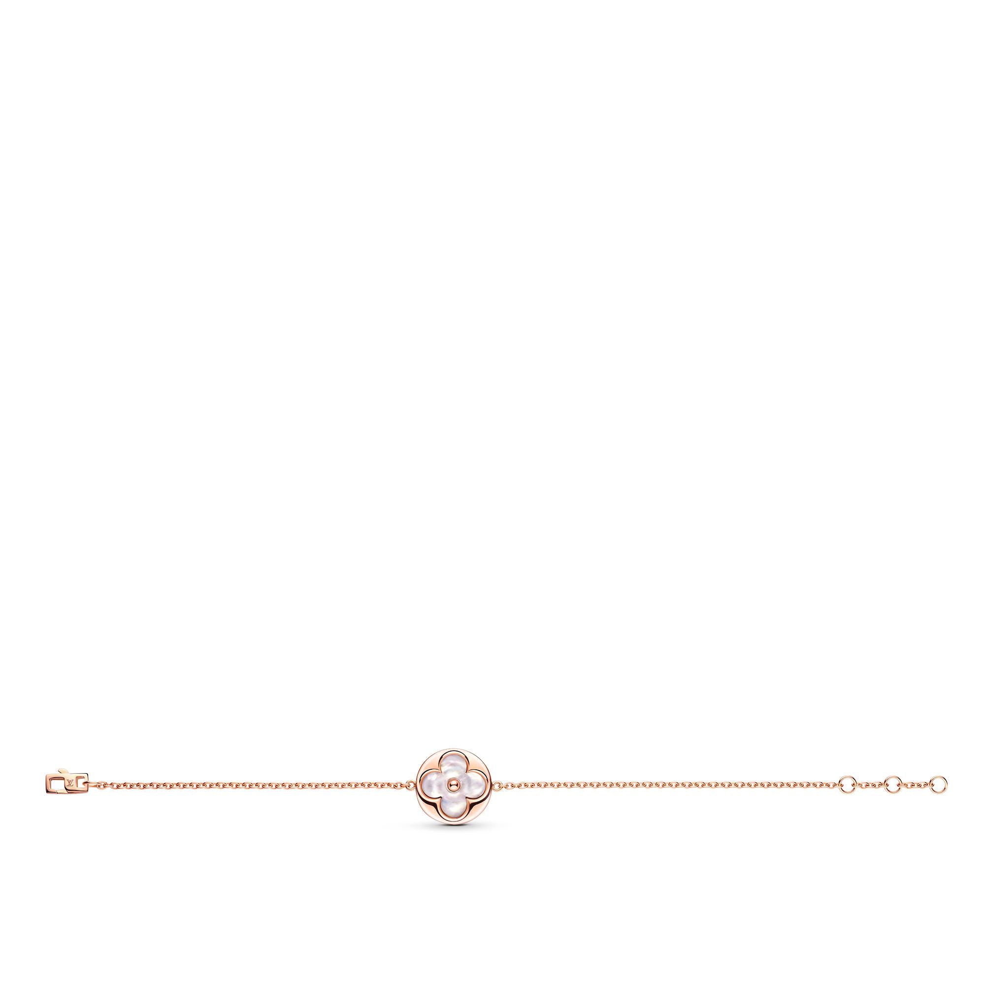  Categories All Fine Jewelry Color Blossom sun bracelet, pink gold and white mother-of-pearl | Louis Vuitton ® (Product zoom)