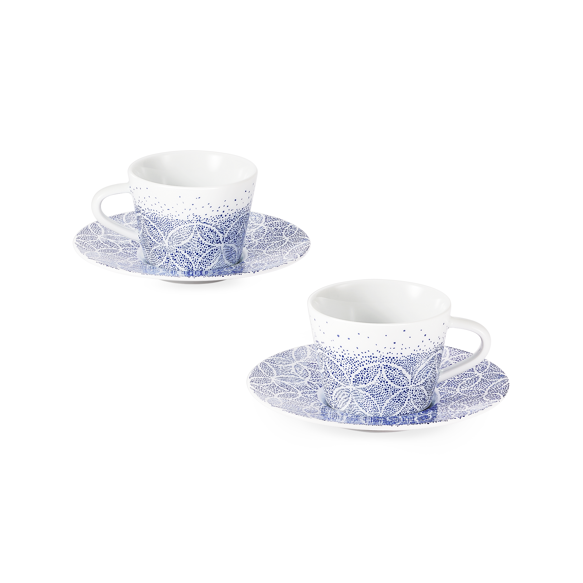 Constellation Set of 2 Coffee Cups and Saucers