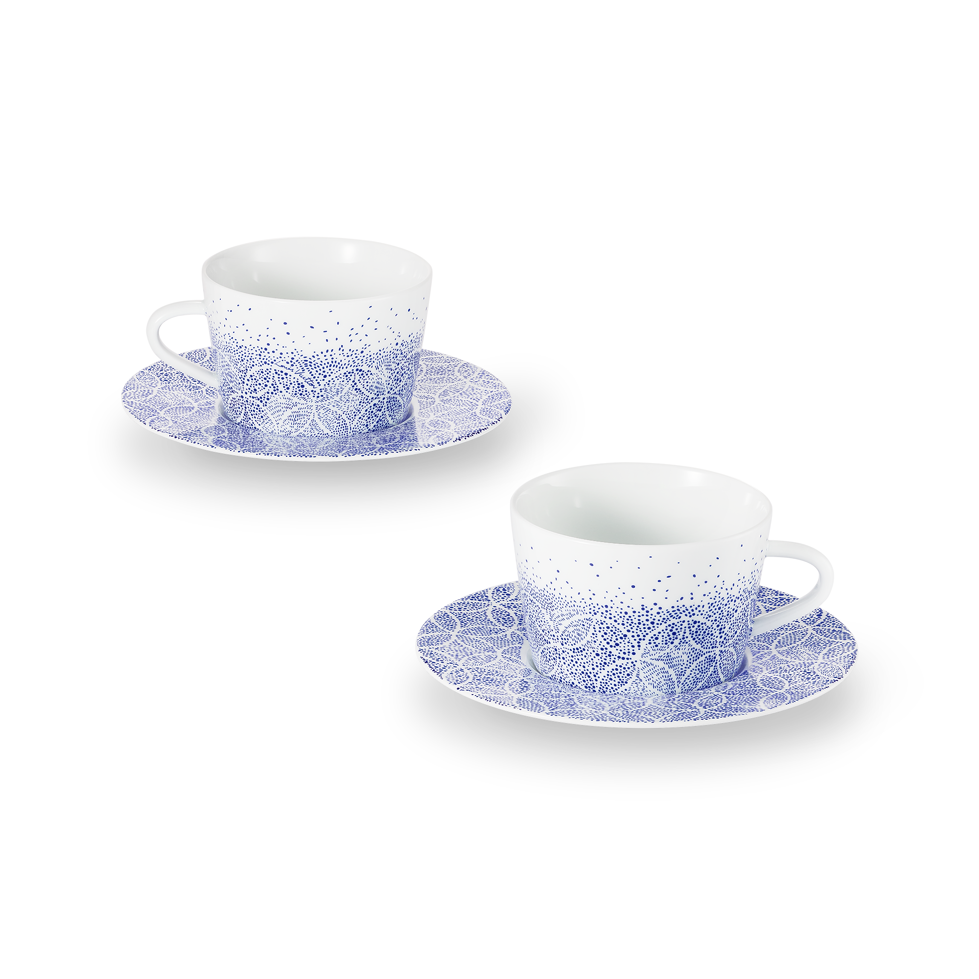 Constellation Set of 2 Teacups and Saucers