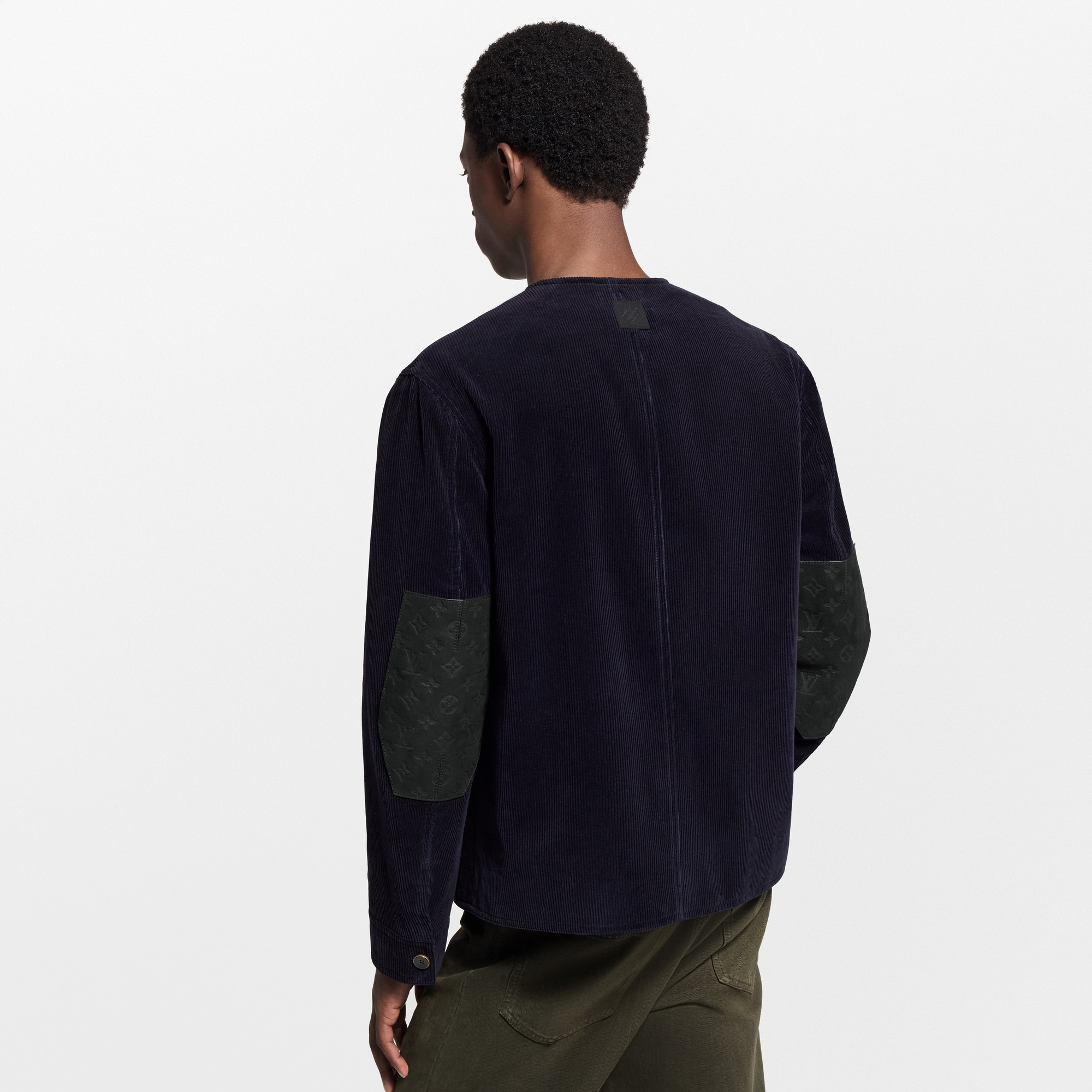  Ready-to-Wear Blazers and Jackets Corduroy Collarless Jacket | Louis Vuitton ® (Product zoom)