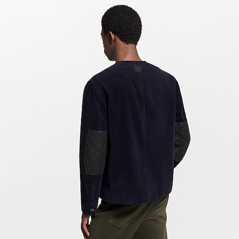 Ready-to-Wear Blazers and Jackets Corduroy Collarless Jacket | Louis Vuitton ® (Product zoom)