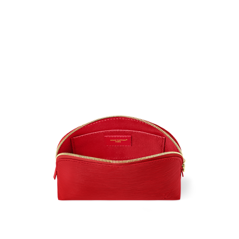 Epi Leather Travel Travel Accessories Cosmetic Pouch PM | Louis Vuitton ® (Product zoom)