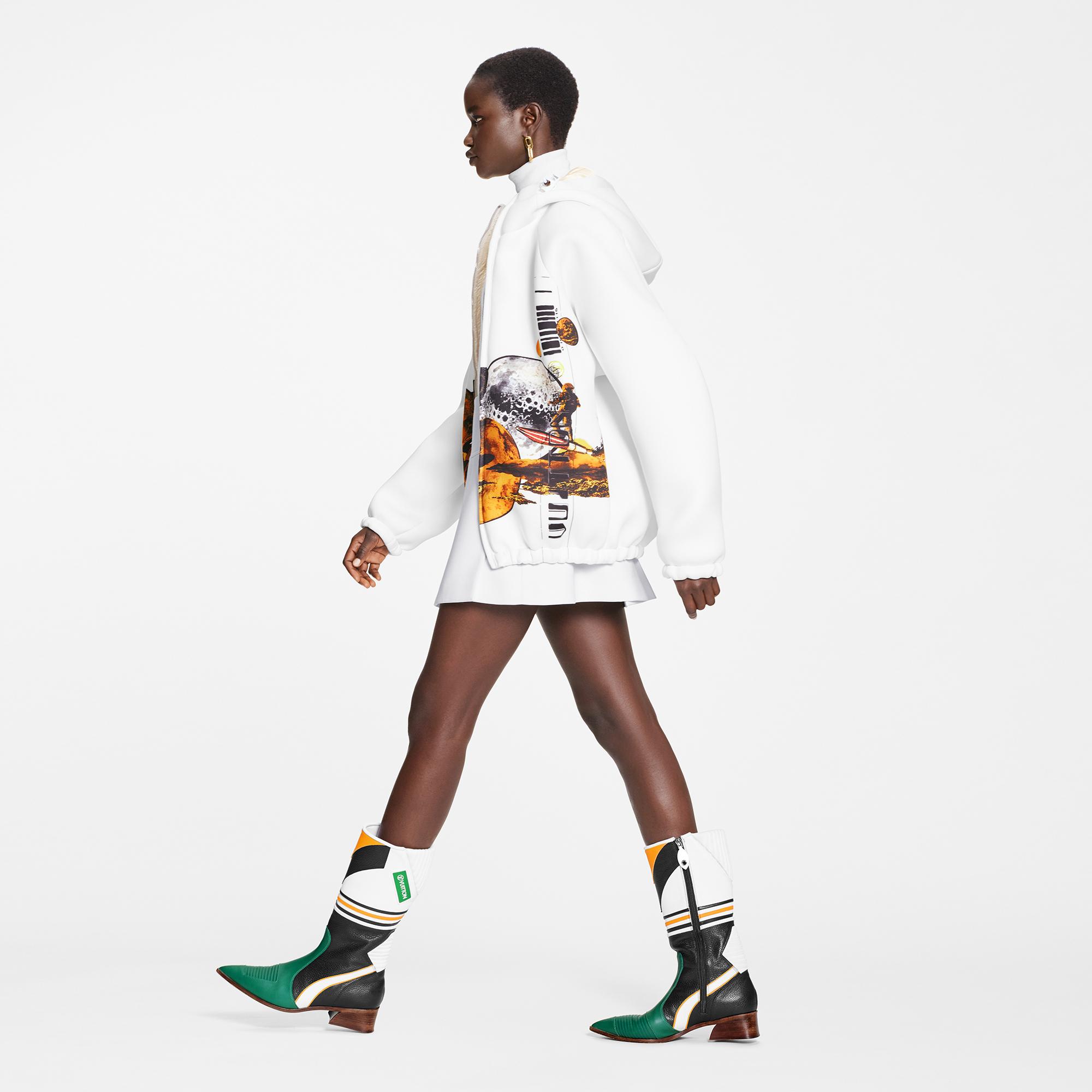  Discontinued Product Obs 7 Cosmic Surfer Print Parka | Louis Vuitton ® (Product zoom)