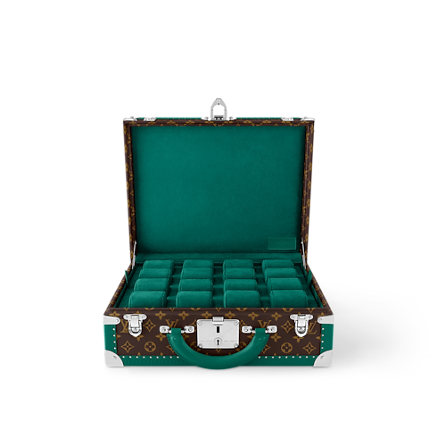 Monogram Macassar Canvas Trunks and Boxes Trunks and Suitcases Cotteville 16 Montres | Louis Vuitton ® (Product zoom)