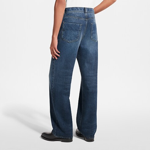 Ready-to-Wear All Ready-to-Wear Cotton Cashmere Jeans | Louis Vuitton ® (Product zoom)