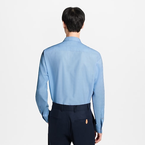 Ready-to-Wear All Ready-to-Wear Cotton Cashmere Long-Sleeved Jacquard Shirt | Louis Vuitton ® (Product zoom)