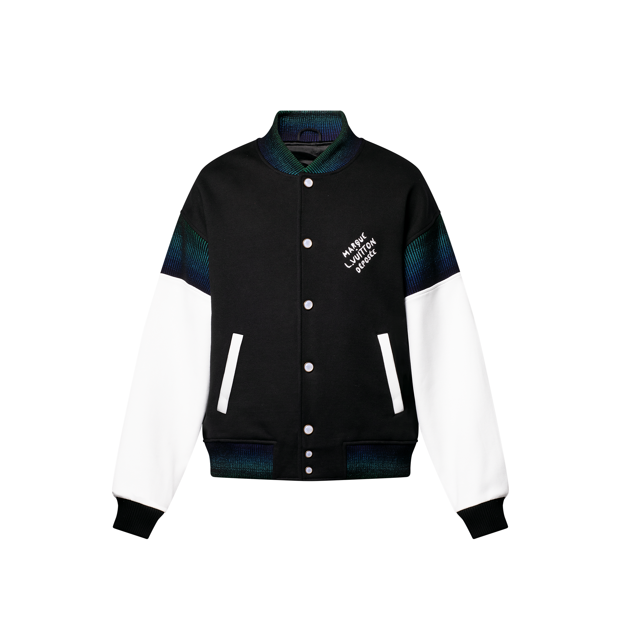 Cotton Jersey Varsity Blouson