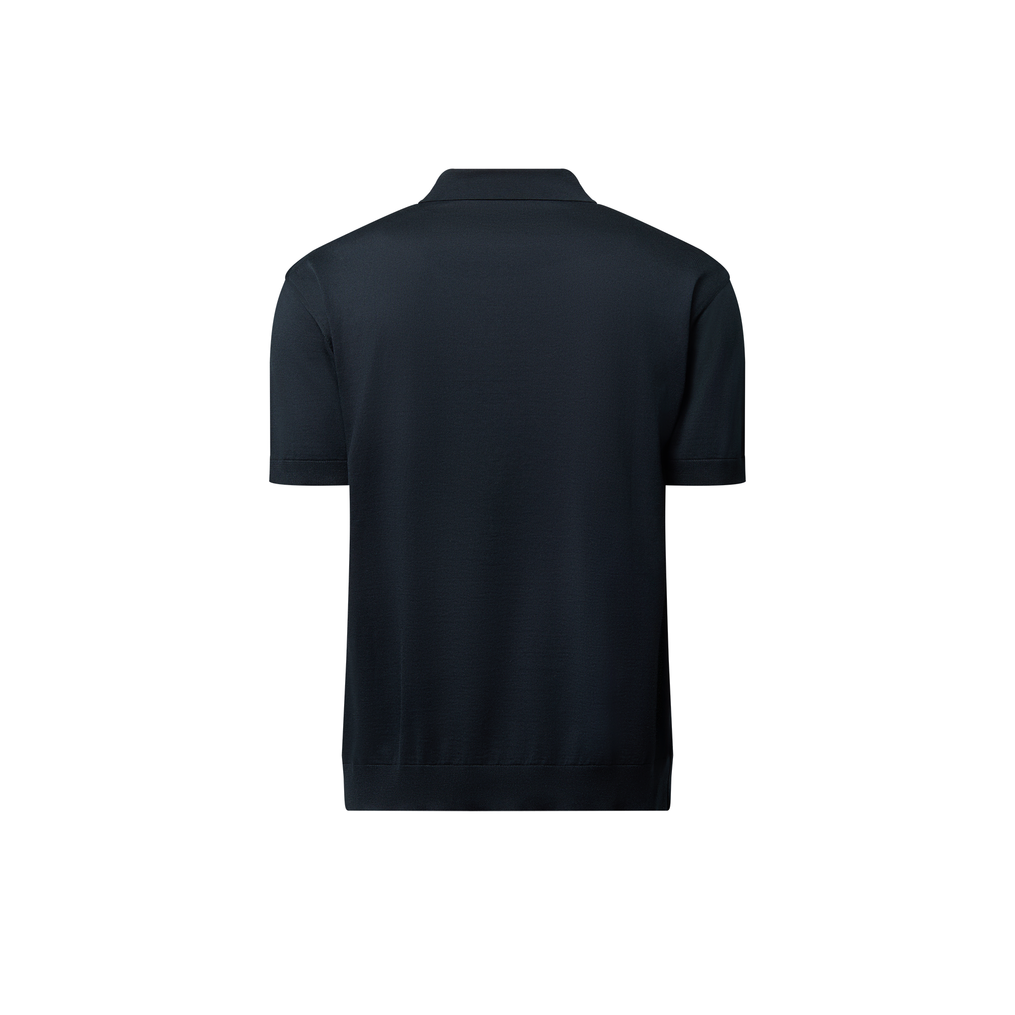  Ready-to-Wear Shirts Cotton-Silk Blend Short-Sleeved Polo Shirt  | Louis Vuitton ® (Product zoom)