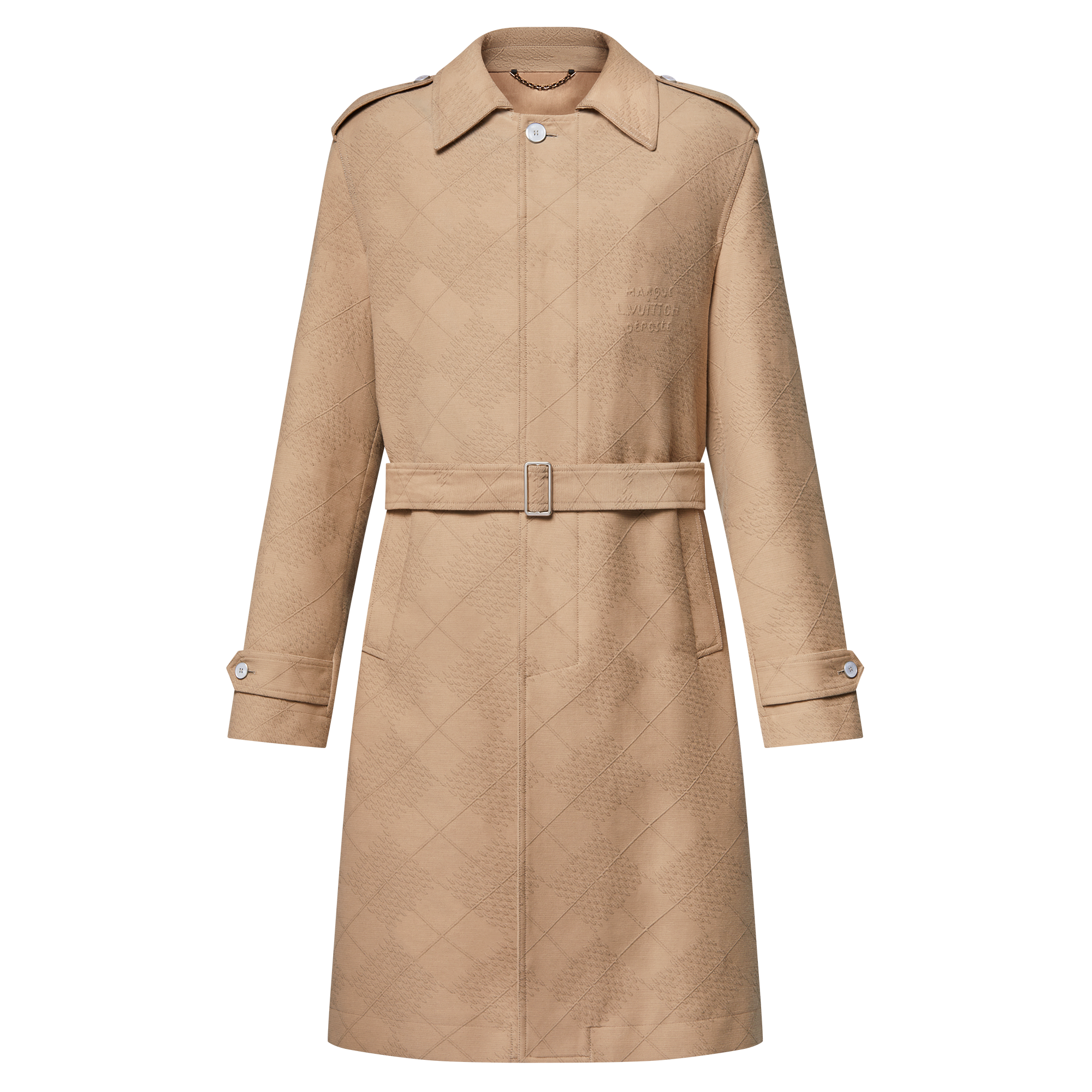 Louis Vuitton Leather Trench Coat Raincoat Leather Trench Louis