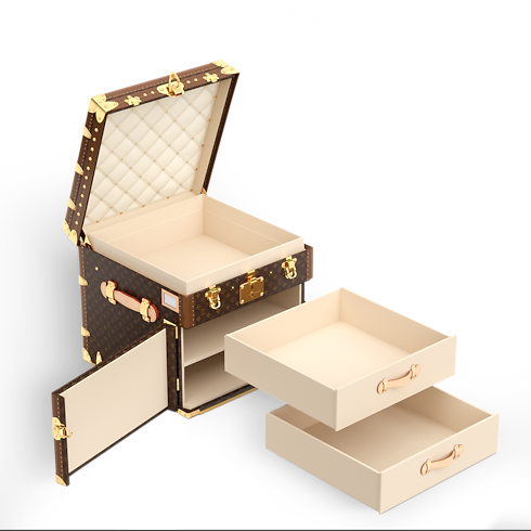 Monogram Trunks and Boxes Trunks and Suitcases Courrier Lozine Carré Gauche | Louis Vuitton ® (Product zoom)