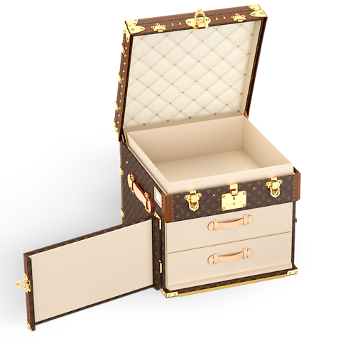 Monogram Trunks and Boxes Trunks and Suitcases Courrier Lozine Carré Gauche | Louis Vuitton ® (Product zoom)
