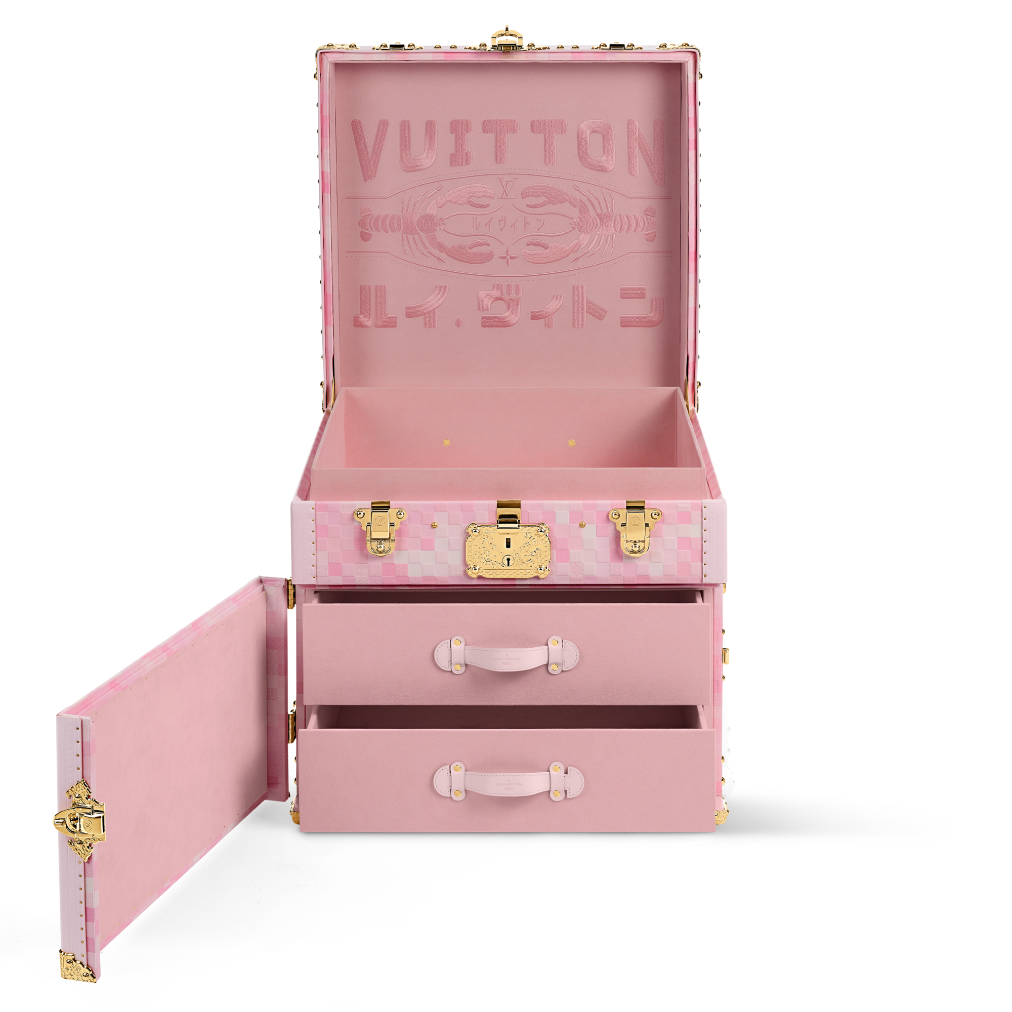 Damoflage Trunks and Boxes Trunks and Suitcases Courrier Lozine Carré Gauche | Louis Vuitton ® (Product zoom)