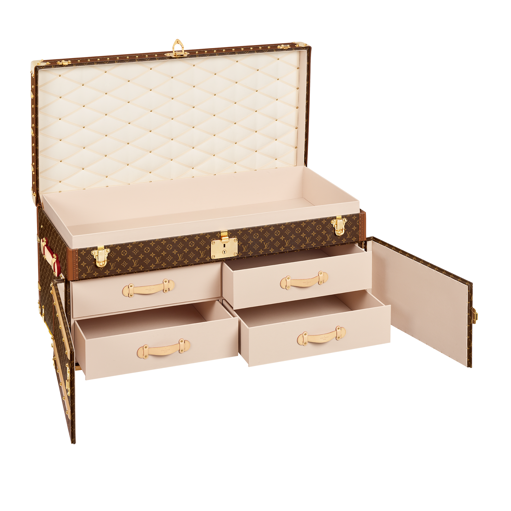 Monogram Travel Hardsided Luggage Courrier Lozine Tiroirs | Louis Vuitton ® (Product zoom)