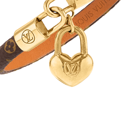 Monogram Accessories Leather Bracelets Crazy In Lock Charm Bracelet | Louis Vuitton ® (Product zoom)