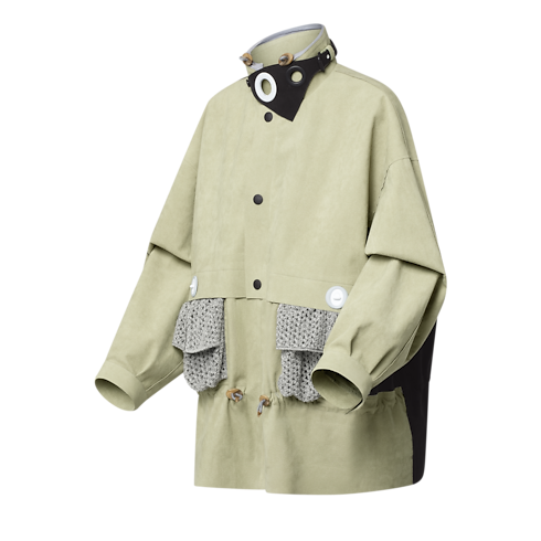 Ready-to-Wear Coats and Jackets Crochet Pocket Parka | Louis Vuitton ® (Product zoom)